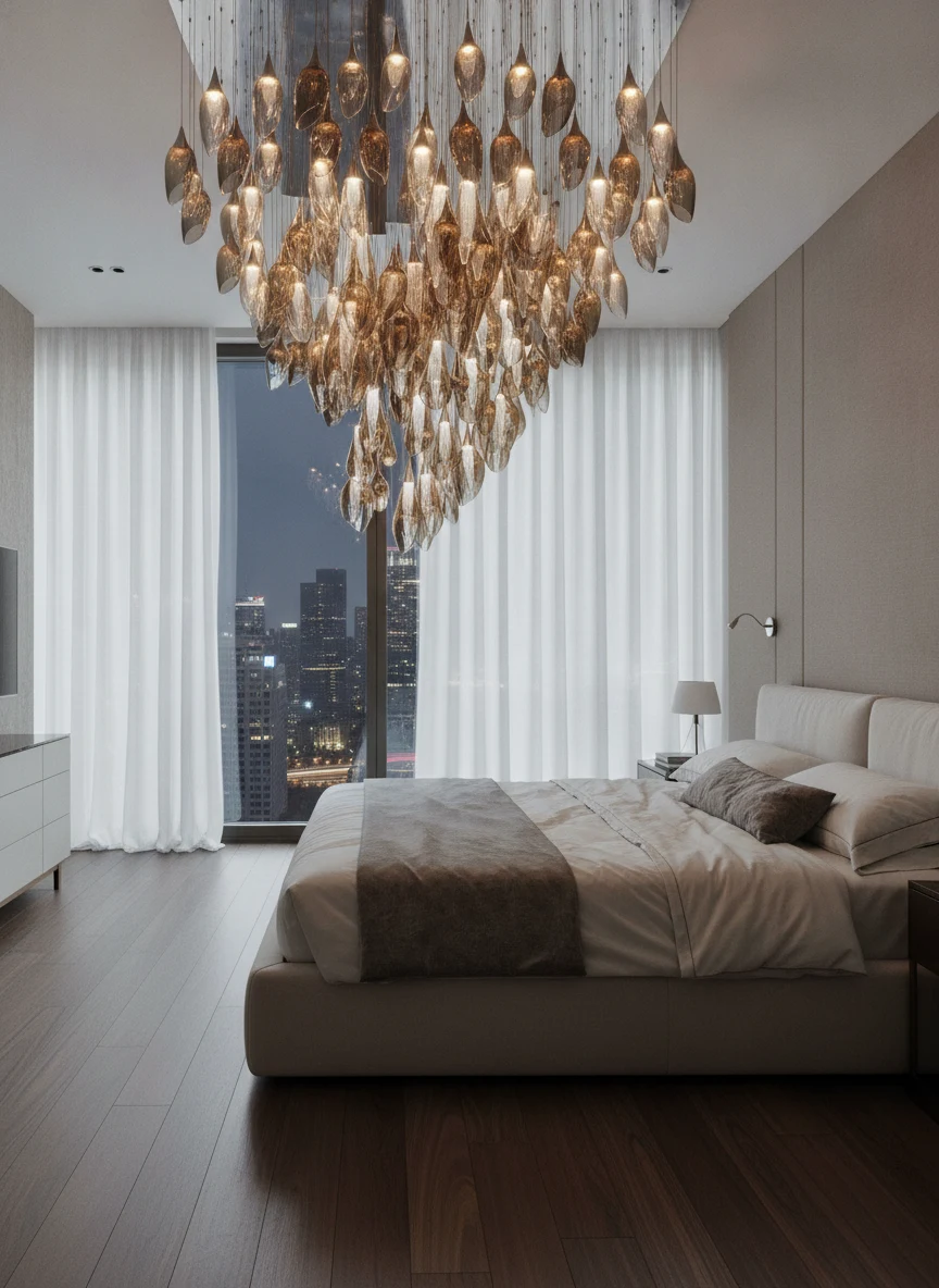 Flying Leaves — Deluxe Bespoke Chandeliers