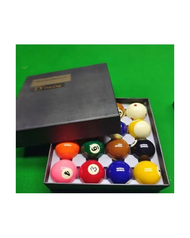 TV Pro Cup 57.2mm Professional Pool Ball Set – Tournament Edition