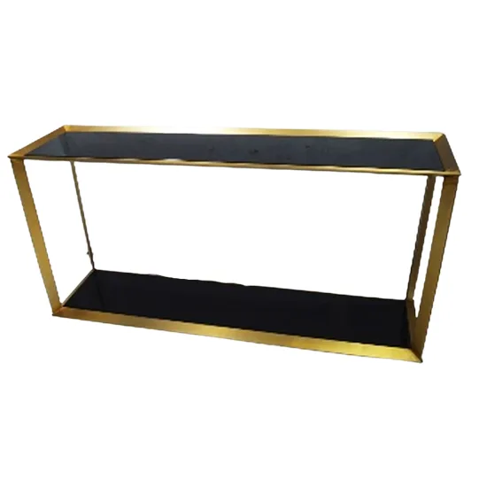 Luxury Gold Console Table – Minimalist Frame Edition