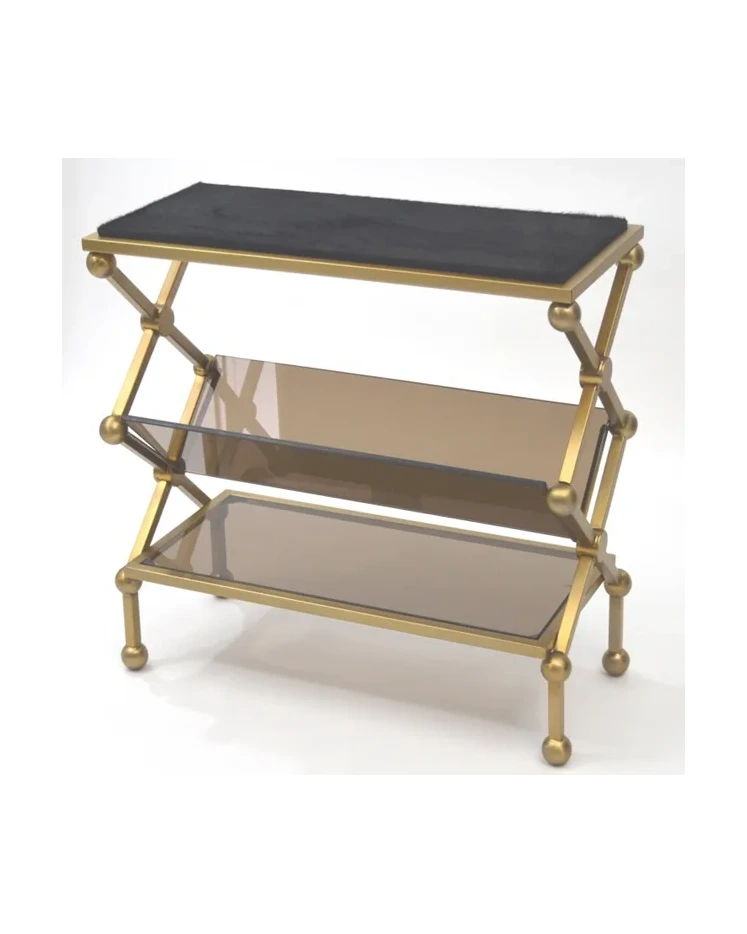 Luxury Three-Tier Accent Console Table