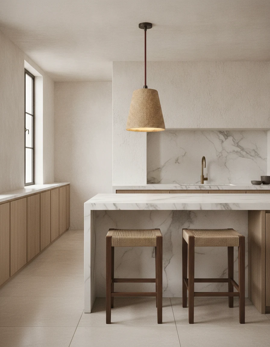 Dazzlore, Yellow onyx+wooden — luxury Pendants, alternate view