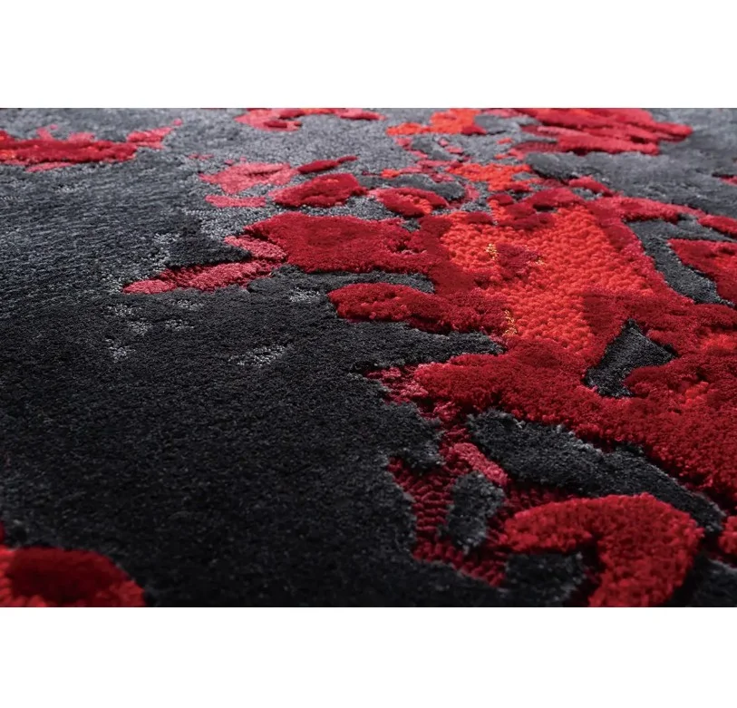 Rubor - Luxury Designer Carpet in New Zealand worsted wool + nylon imitation silk + cotton silk — view 3