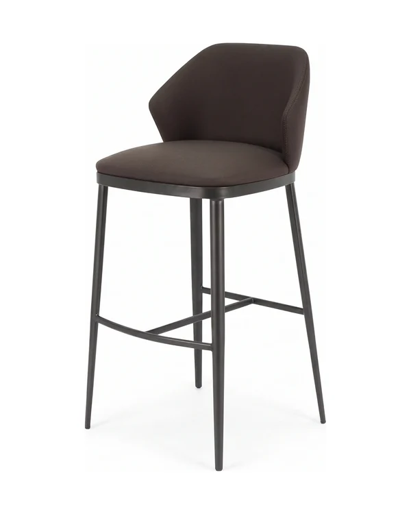 Elaris Bar Stool - Brown+black