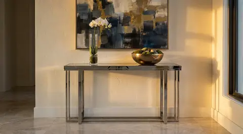 Modern Mirrored Top Console Table alternate view