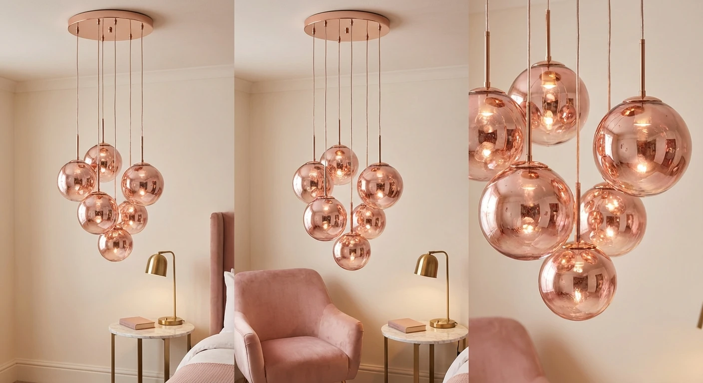 Rose Gold Bola Cluster