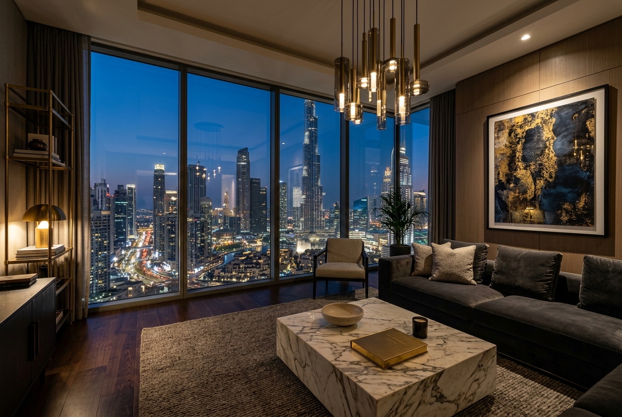 Choosing a Chandelier for a Downtown Dubai Penthouse
