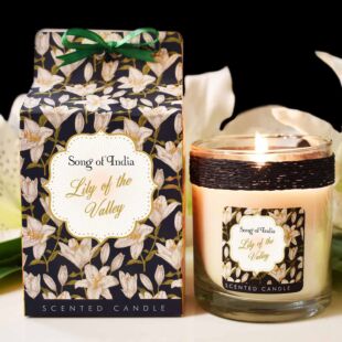 LITTLE PLEASURES SCENTED CANDLE  LILLY OF THE VALLEY