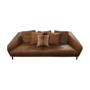 AISABELLE LEATHER SOFA SMALL