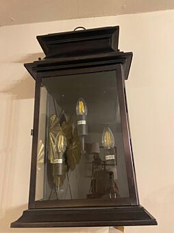 DESROCH DECORATIVE PENDANT LIGHT BLACK STEEL AND GLASS PENDANTS