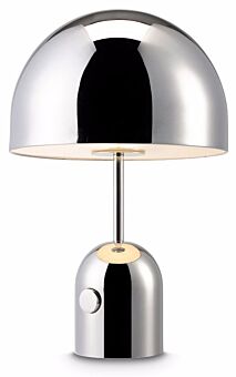 DESROCH DECORATIVE TABLE LAMP IRON  SILVER BED SIDE TABLE LAMP