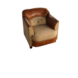 LUXURY STYLE LEATHER ARM CHAIR