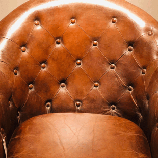 ANTIQUE LEATHER LUXURY ARM CHAIR