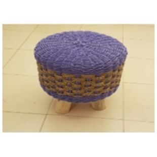 DESROCH COLOURFULL STOOL AND POUF