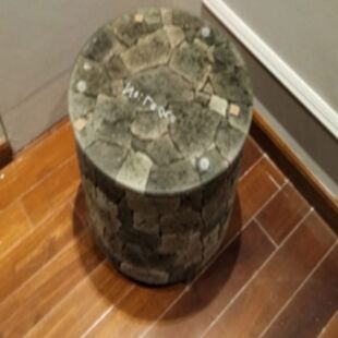 DESROCH MODERN GREY AND ASH ACCENT TABLE