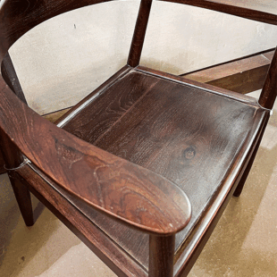 CONGO SOLID NATURAL TEAK DINING CHAIR
