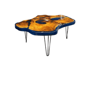 SPANISH DEO DEEP POUR EPOXY RESIN GLOSSY COFFEE TABLE