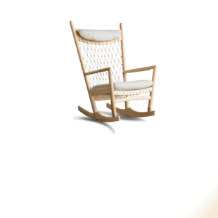 LAZHE WOOD CONTEMPORARY ROCKING CHAIR