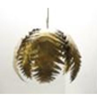 DESROCH DECORATIVE PENDANT LIGHT DARK GOLD FINISH LUSTROUS LOOK PENDANT