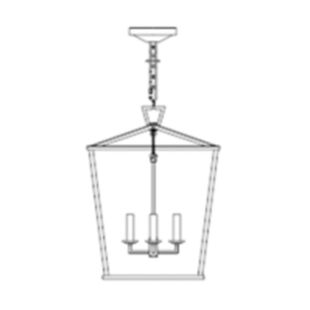 DESROCH INDOOR DECORATIVE PENDANT LIGHT RAW AND AUTHENTIC SQUARE PENDANT