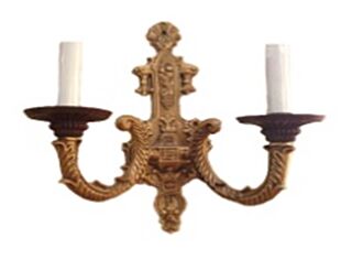 DESROCH DECORATIVE WALL LIGHT ANCIENT CANDLE HOLDER WALL LAMP