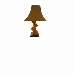 RETRO STYLE WOODEN TABLE LAMP