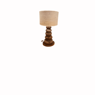 ROCK STACKED MODERN TRENDY TABLE LAMP