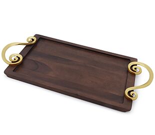 PAINTABLE CEDAR WOODEN TRAY