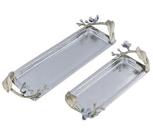 GANNON MARTEAU NICKELATED TRAY
