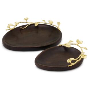 GIBSON SABLE  CURVED OVAL TRAY