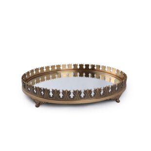 LAITON DECORATIVE MIRROR TRAY ROUND