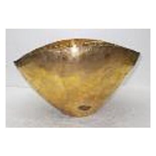 DESROCH DECOR NICKEL AND BRASS PLATED STUNNING DECORATIVE BOWL DR2100229