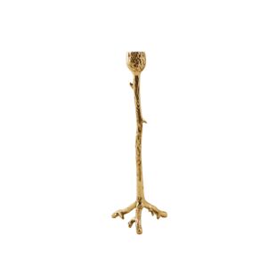 LAITON TREE LIKE CANDLE HOLDER BRASS PLATED