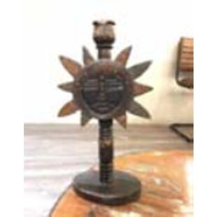 DESROCH DECOR BROWN WOOD UNIQUE DECORATIVE OBJECT DR2101013