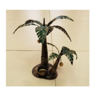 METAL PALM TREE TABLE SCULPTURE DR2101166