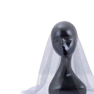 ROYAL BLACK POLISH GYPSUM LUXURY BRIDE SCULPTURE
