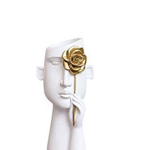 LUXURY ACCENT CLASSIC COVERED ONE EYE WITH GOLD FLOWER