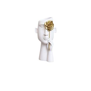 LUXURY ACCENT CLASSIC COVERED ONE EYE WITH GOLD FLOWER
