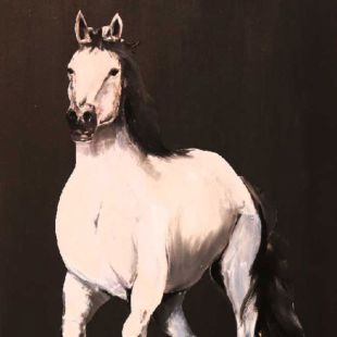 CAPTAIN OF THE HORSES MODERN CLASSIC WALL ART