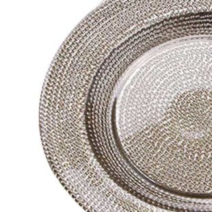 Decorative Dining Grey Finish Plates - S