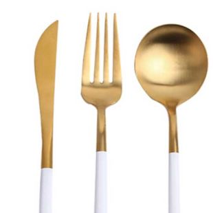 LUXURY GOLD FINISH SPOONS & LIFTERS