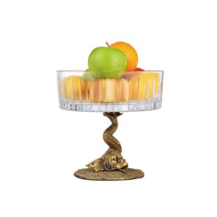 SERPENT STANTED FRUIT BOWL