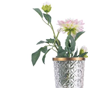 TUMBLER SAND FLORAL VASE