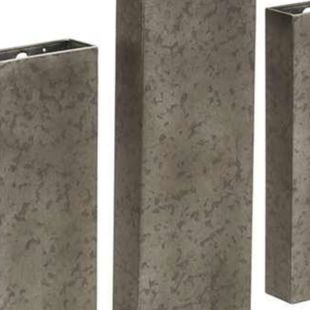Ferro Grise Wall Mounted Planters - Set Of Three