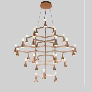 LAMYAS 135W ALUMINIUM GOLD PENDANT