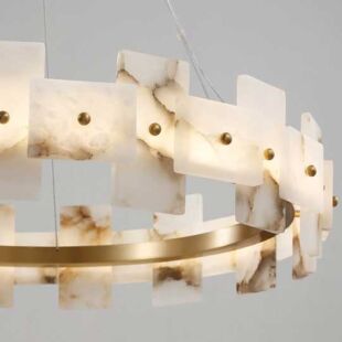 GOLD-COPPER FROSTED GLASS LIGHT FIXTURES