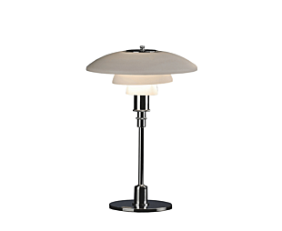 LUMILUCE MODERNO LUMINA E27x1 CHROME+WHITE TABLE LAMP