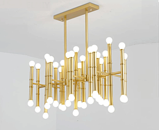 LUMILUCE CONTEMPORARY ISTHAN E14x42 GOLDEN SUSPENDED LAMP
