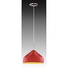 LUMILUCE CONTEMPORARY NUEVA E27x1 RED+CHROME SUSPENDED LAMP