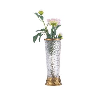 TUMBLER SAND FLORAL VASE