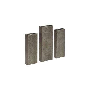 Ferro Grise Wall Mounted Planters - Set Of Three